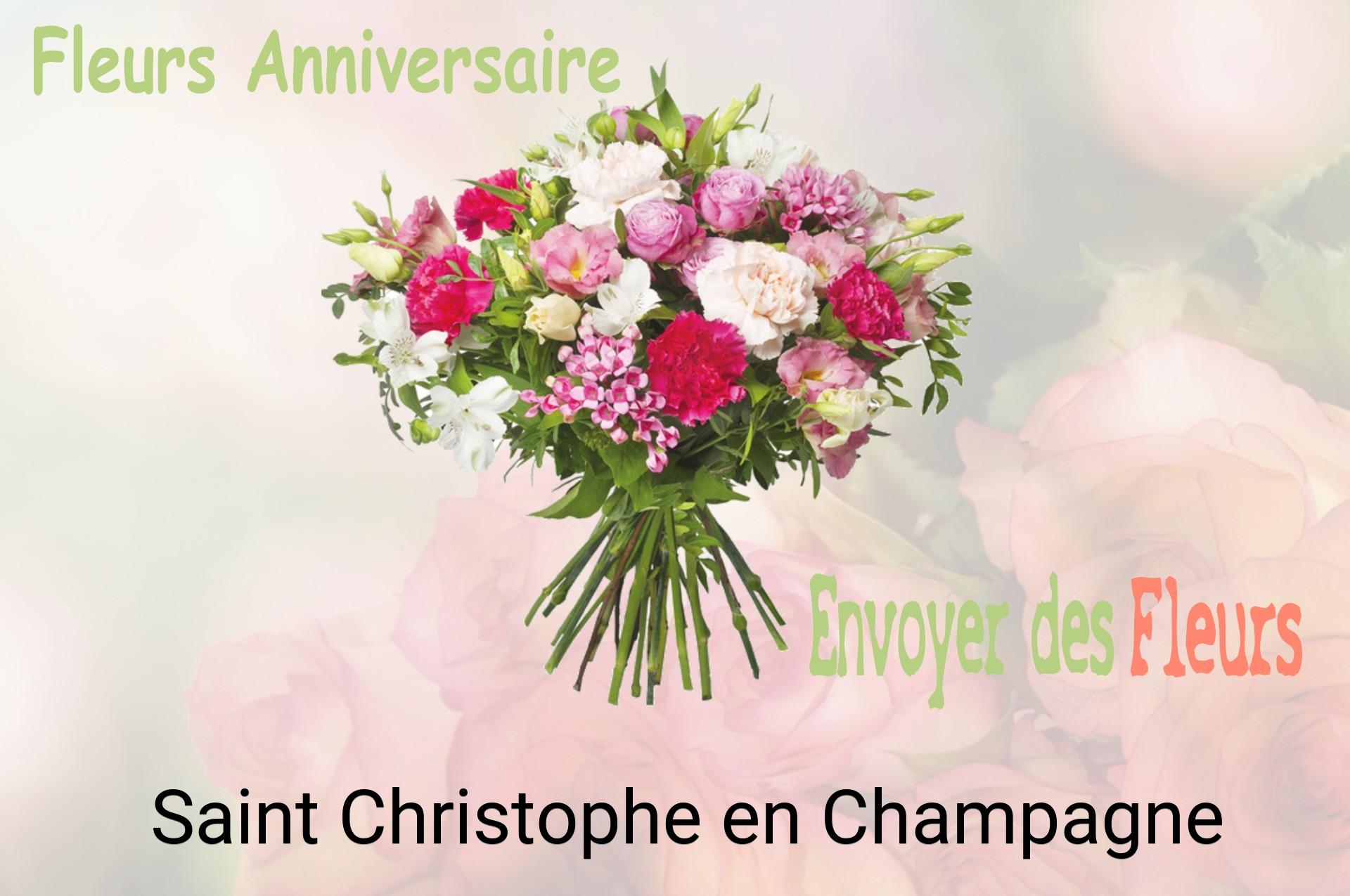 Bouquet de fleurs d’anniversaire livré à Saint-Christophe-en-Champagne