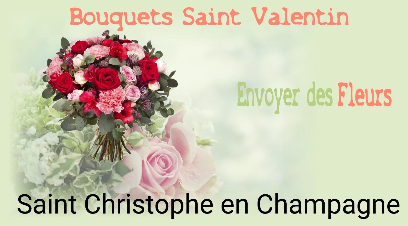 Roses de Saint-Valentin livrées à Saint-Christophe-en-Champagne